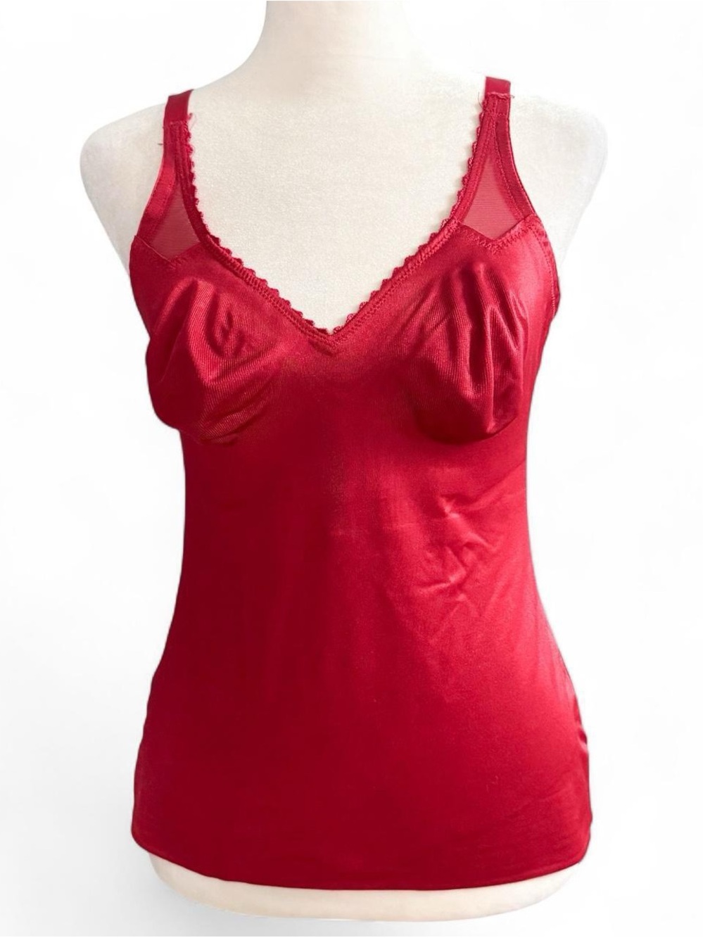 Ruby Ribbon Red Shaping Camisole, Size 36